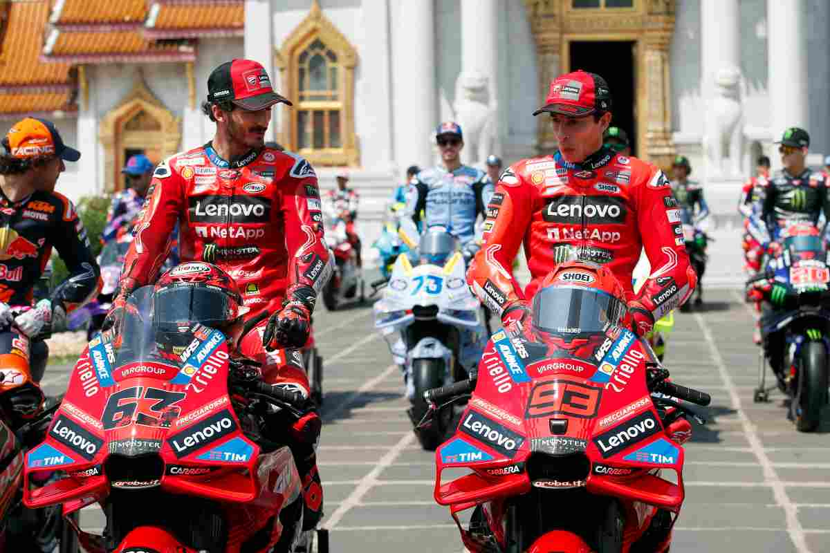 bagnaia marquez aldeguer ducati