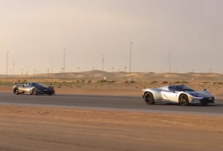 DRAG RACE Ferrari Lamborghini gara