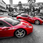 Ferrari esposte a Montecarlo