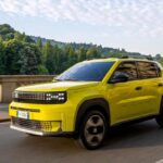 La Fiat Grande Panda elettrica in strada