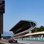 La Red Bull Formula 1 di Verstappen sul circuito del Montmelo