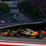 La McLaren di Formula 1 in azione in Austria