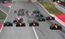 Partenza di un Gran Premio di Formula 1