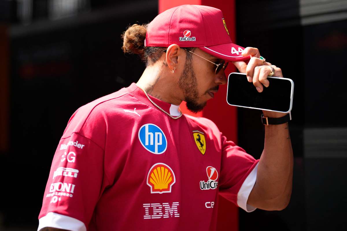 Hamilton F1 Ferrari