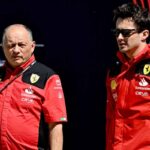 Leclerc nei box con Vasseur