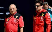 Leclerc nei box con Vasseur