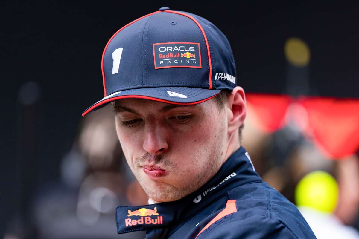 Primo piano di Max Verstappen