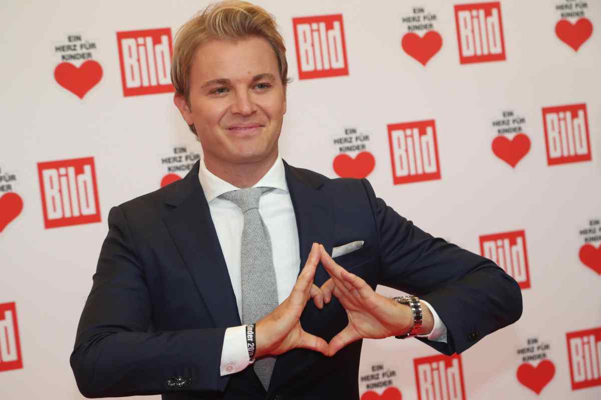 Nico Rosberg ad una presentazione