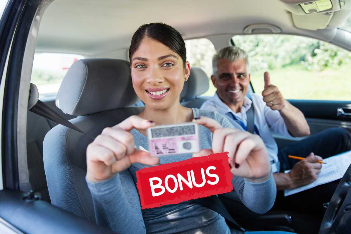 Patente, arriva il bonus dal costruttore italiano: che offerta
