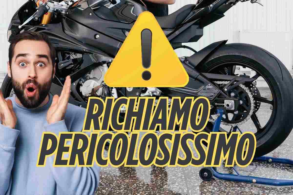Richiamo per la moto BMW M1000R e BMW M1000XR