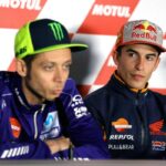 Valentino Rossi e Marc Marquez in conferenza