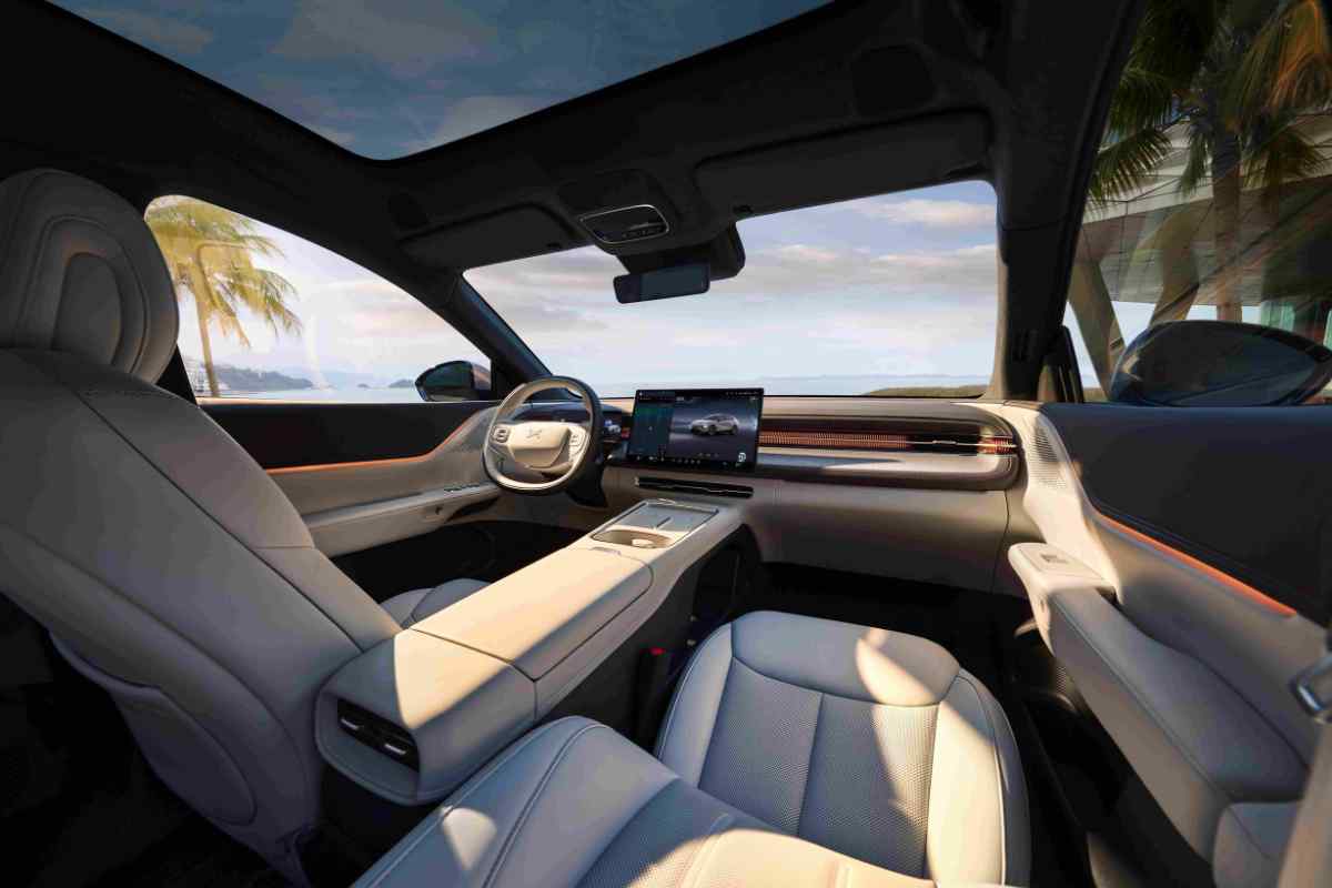 Interno del nuovo SUV di XPENG