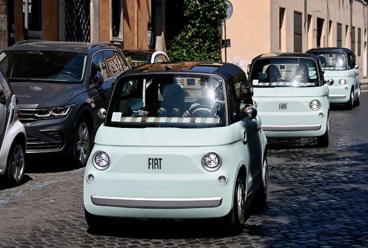 Le Fiat Topolino, coinvolte nella campagna di richiamo Stellantis