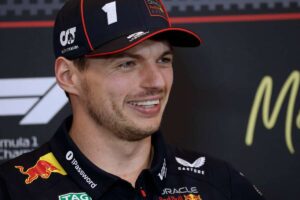 Max Verstappen sorridente