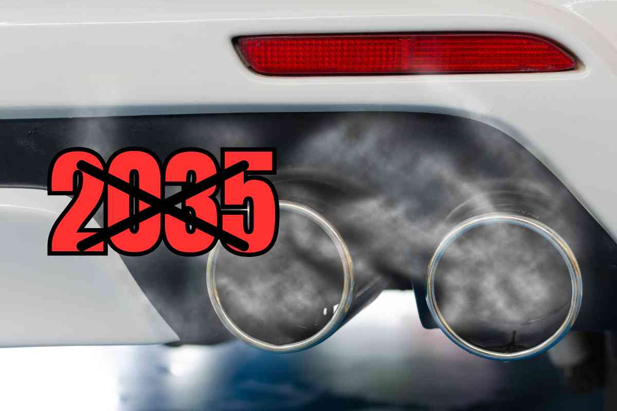 altro che 2035 scarico auto