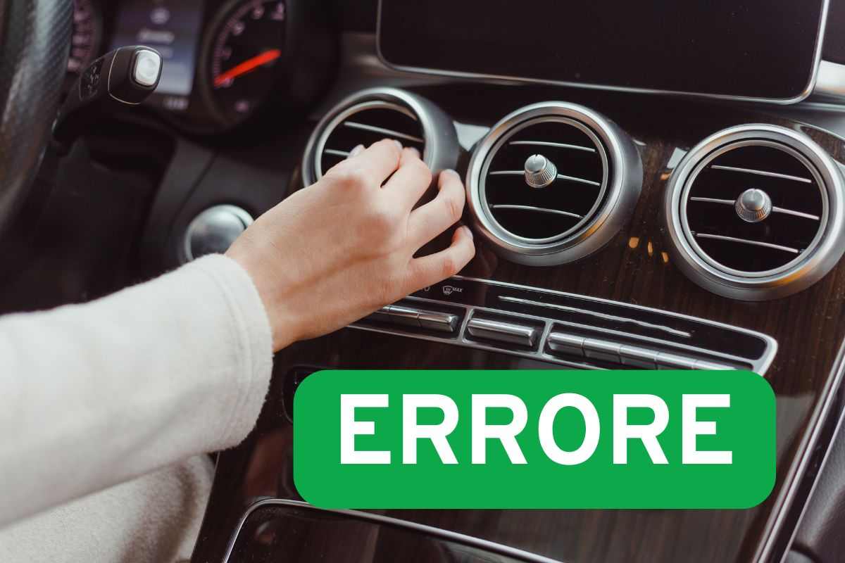 Aria condizionata auto errore