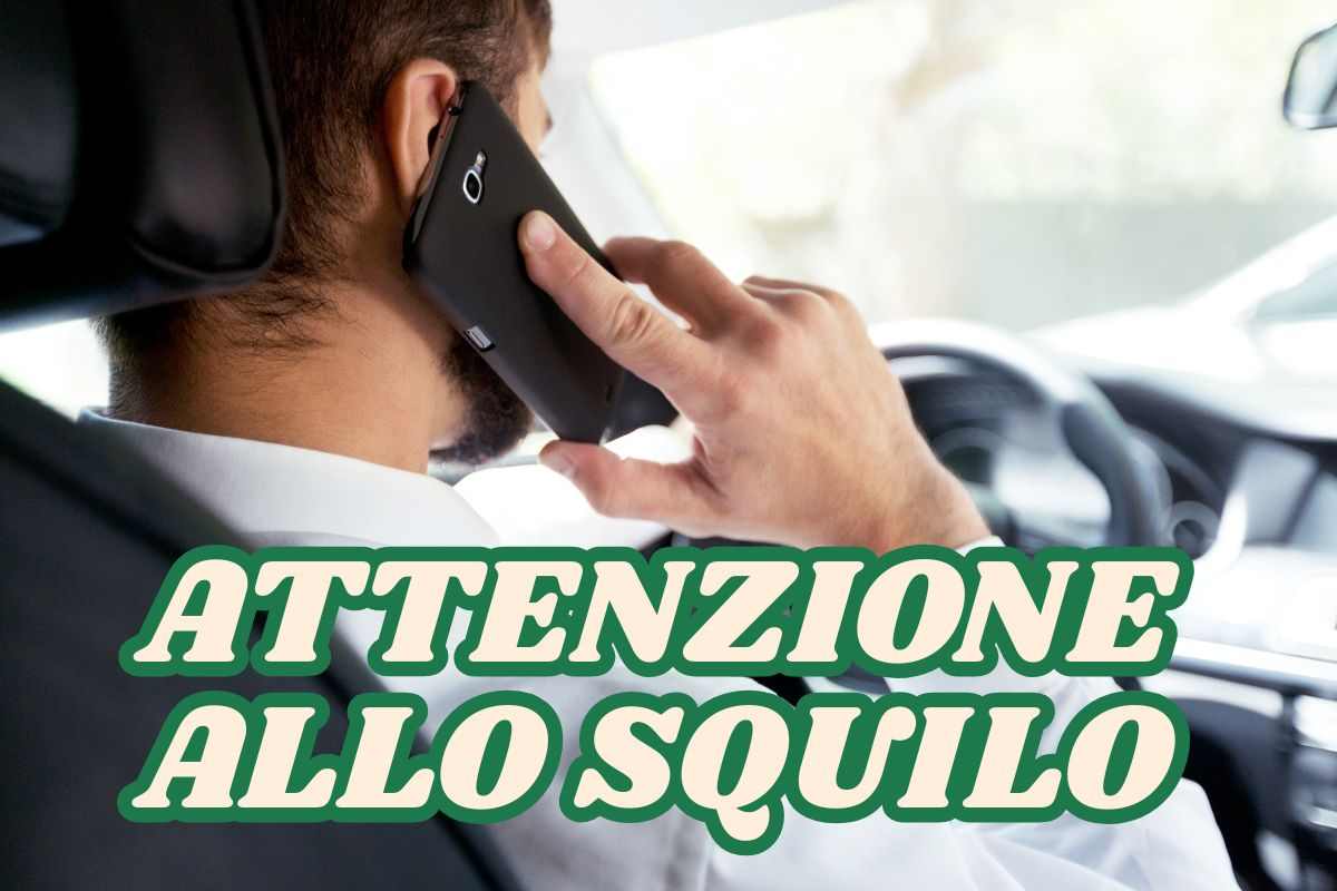 Telefono squillo truffa attenzione auto