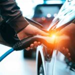 auto elettrica presa