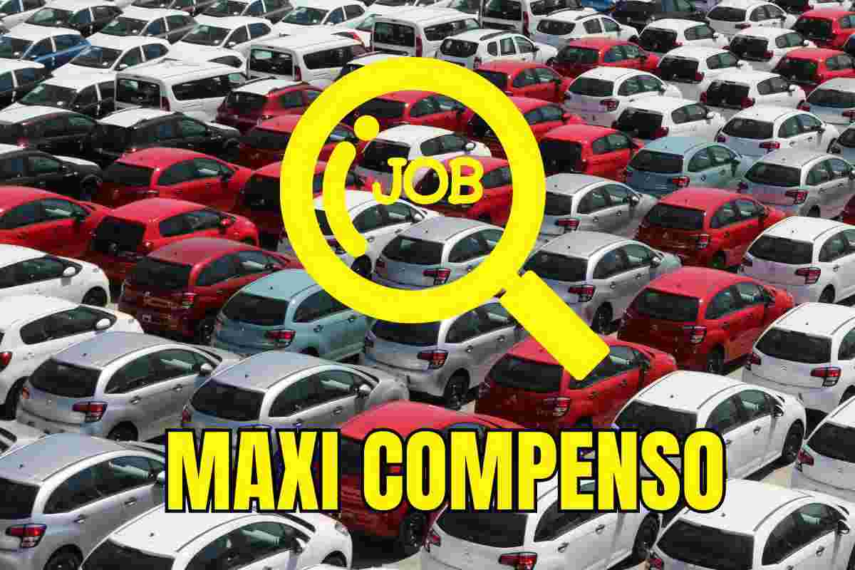 auto posteggiate maxi compenso