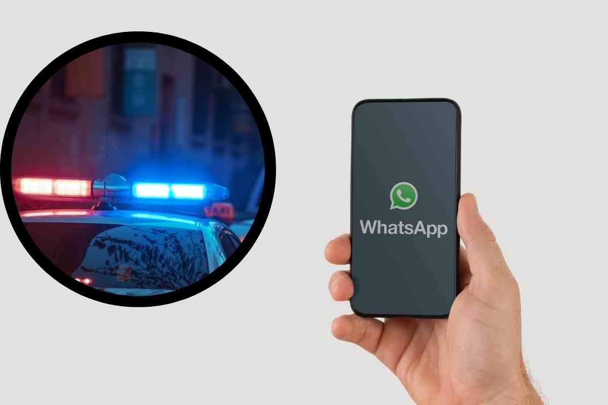 telefono whatsapp sirene polizia
