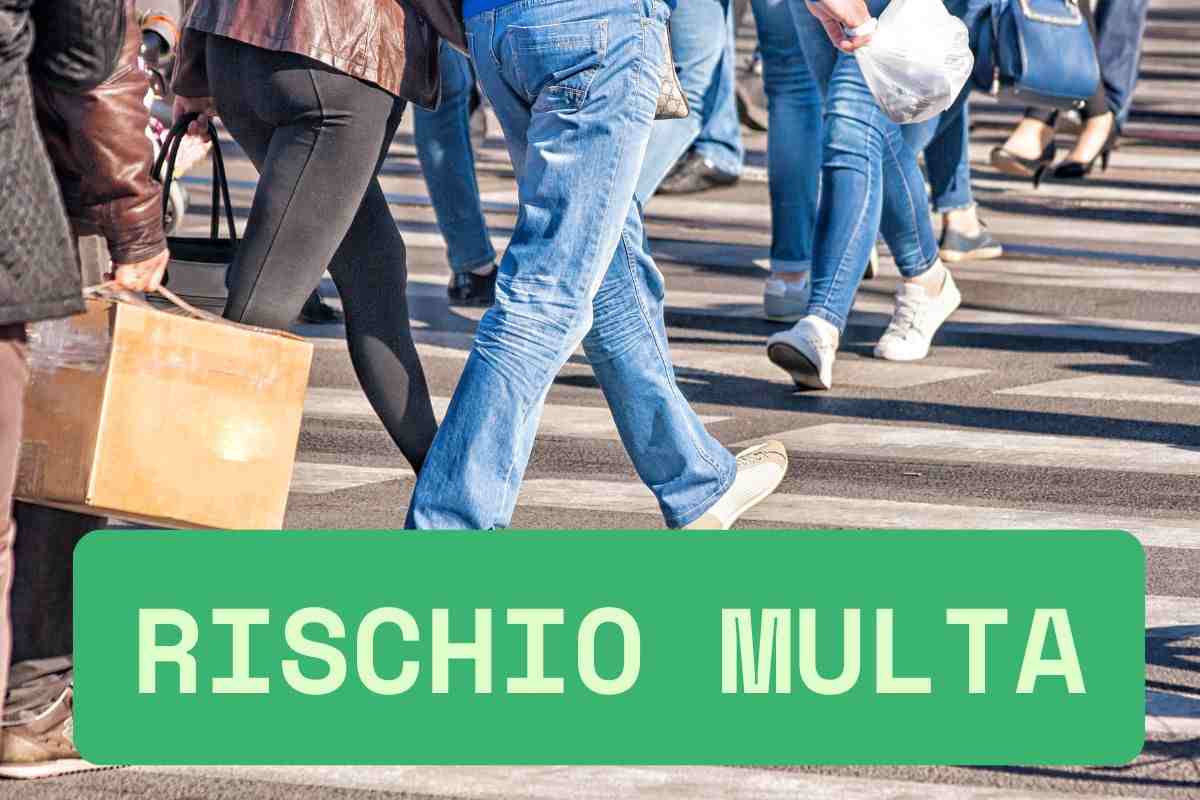Bicicletta strisce pedonali novità multa