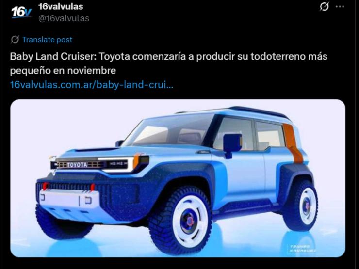Toyota Land Cruiser Baby novità SUV