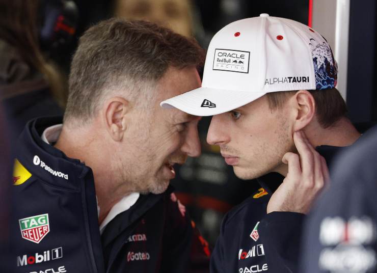 Verstappen Horner Red Bull f1 addio