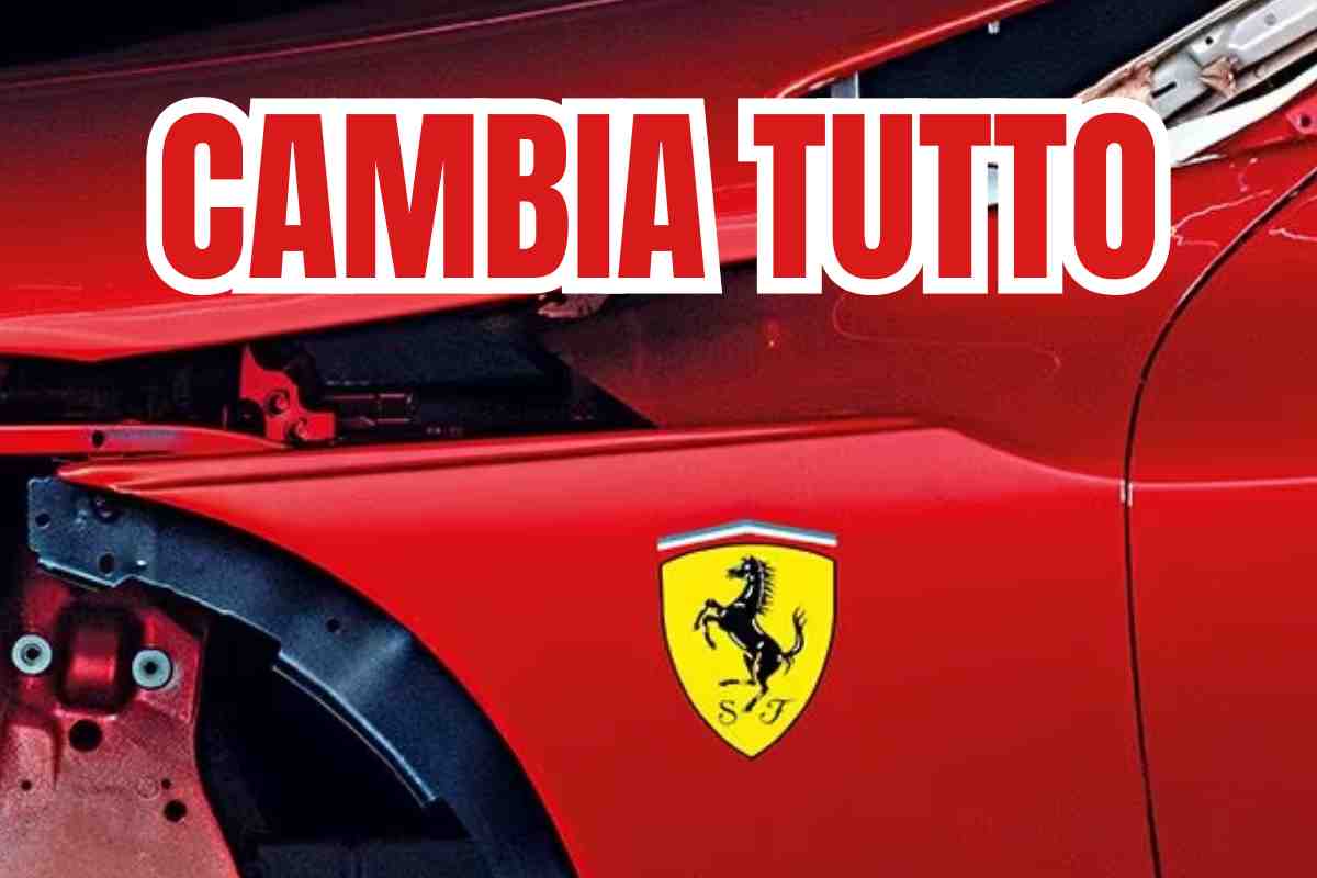 Ferrari cambia tutto