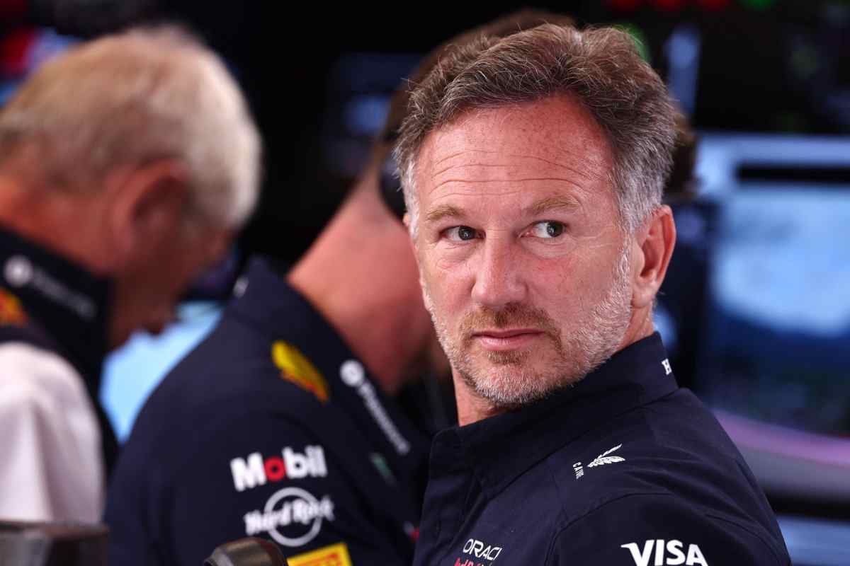 Christian Horner nel box Red Bull