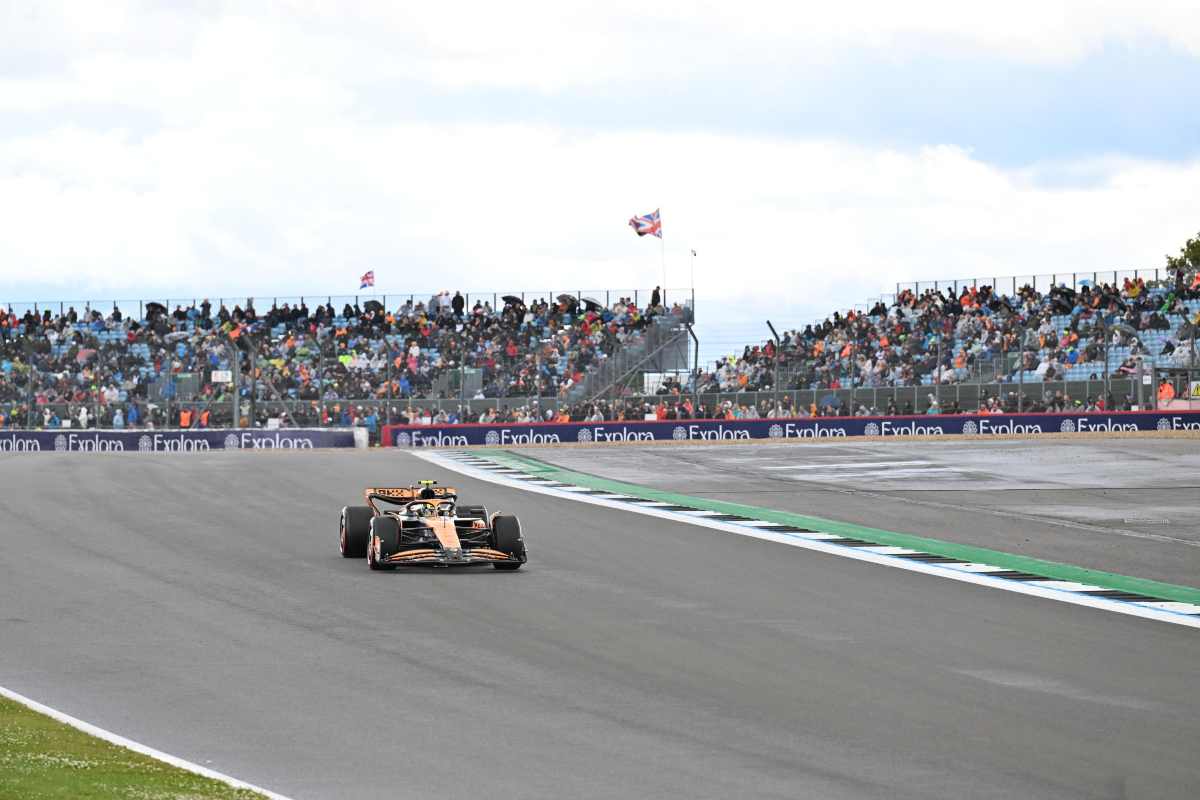 La McLaren a Silverstone