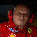 Frederic Vasseur nel box Ferrari