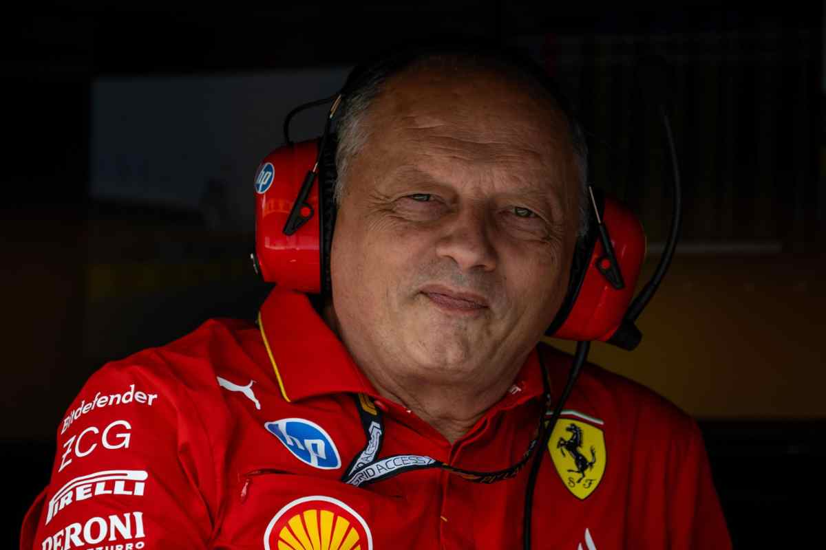Frederic Vasseur nel box Ferrari