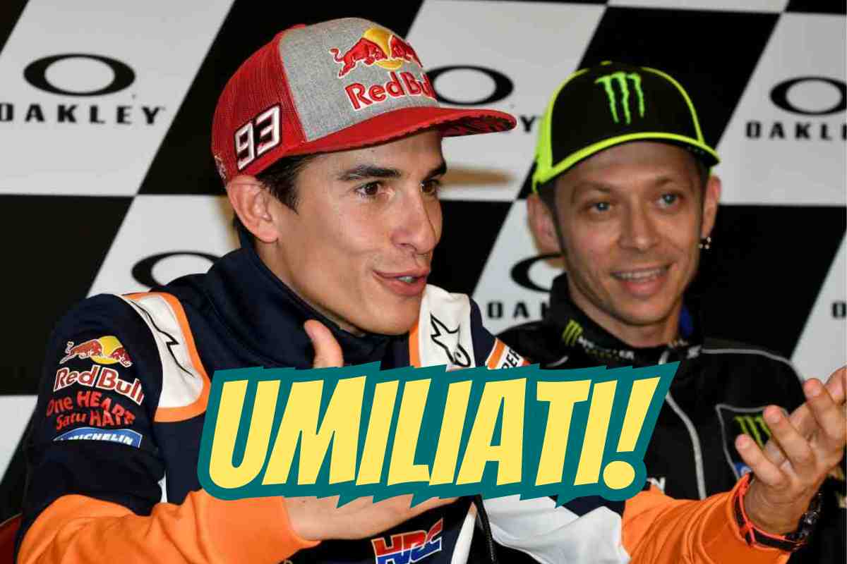 Marquez Rossi umiliati