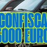 Taxi auto confisca 5000 euro abusivo