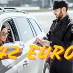 Finestrino auto 42 euro multa