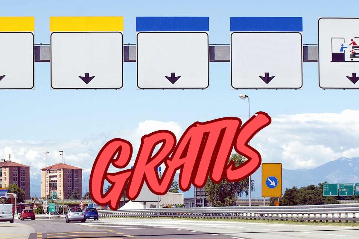 Camion autostrada gratis pedaggio