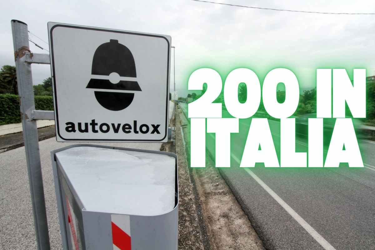 Tutor autovelox novità 200