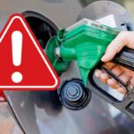 pompa benzina attenzione segnale