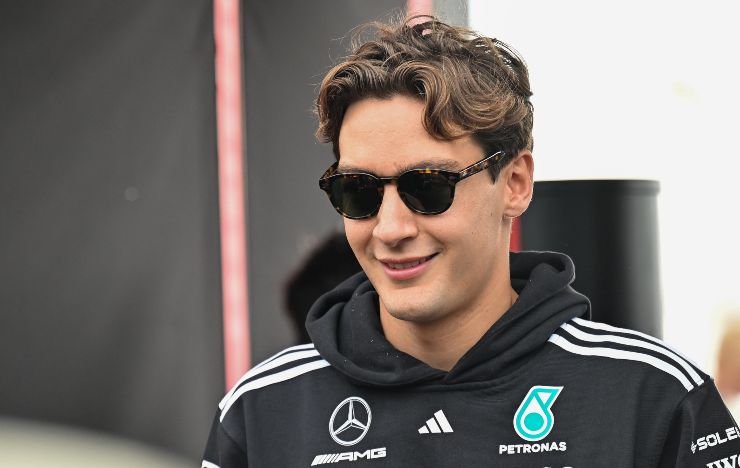 George Russell Mercedes Red Bull Verstappen