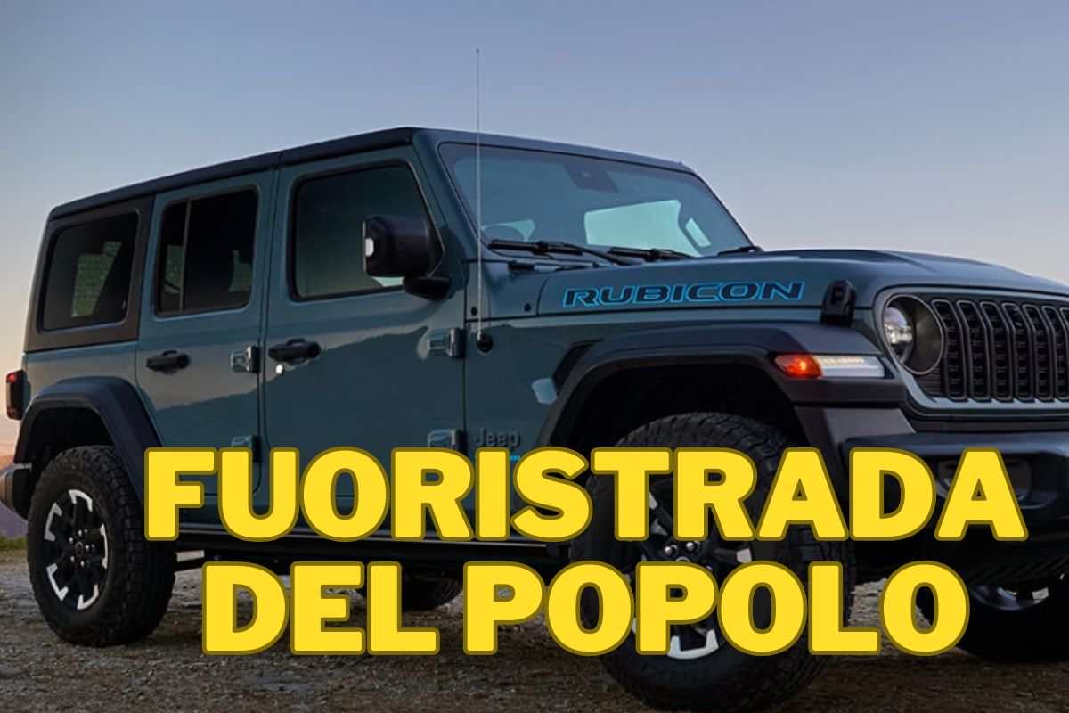 Jeep Wrangler Mahindra Thar Roxx fuoristrada