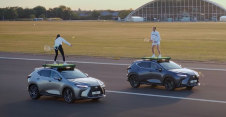 Auto tennis Lexus Guinness World Record