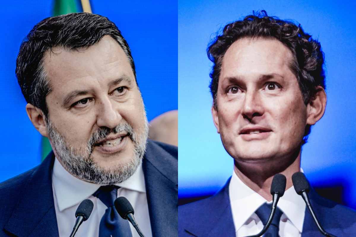Salvini Stellantis Filosa Elkann