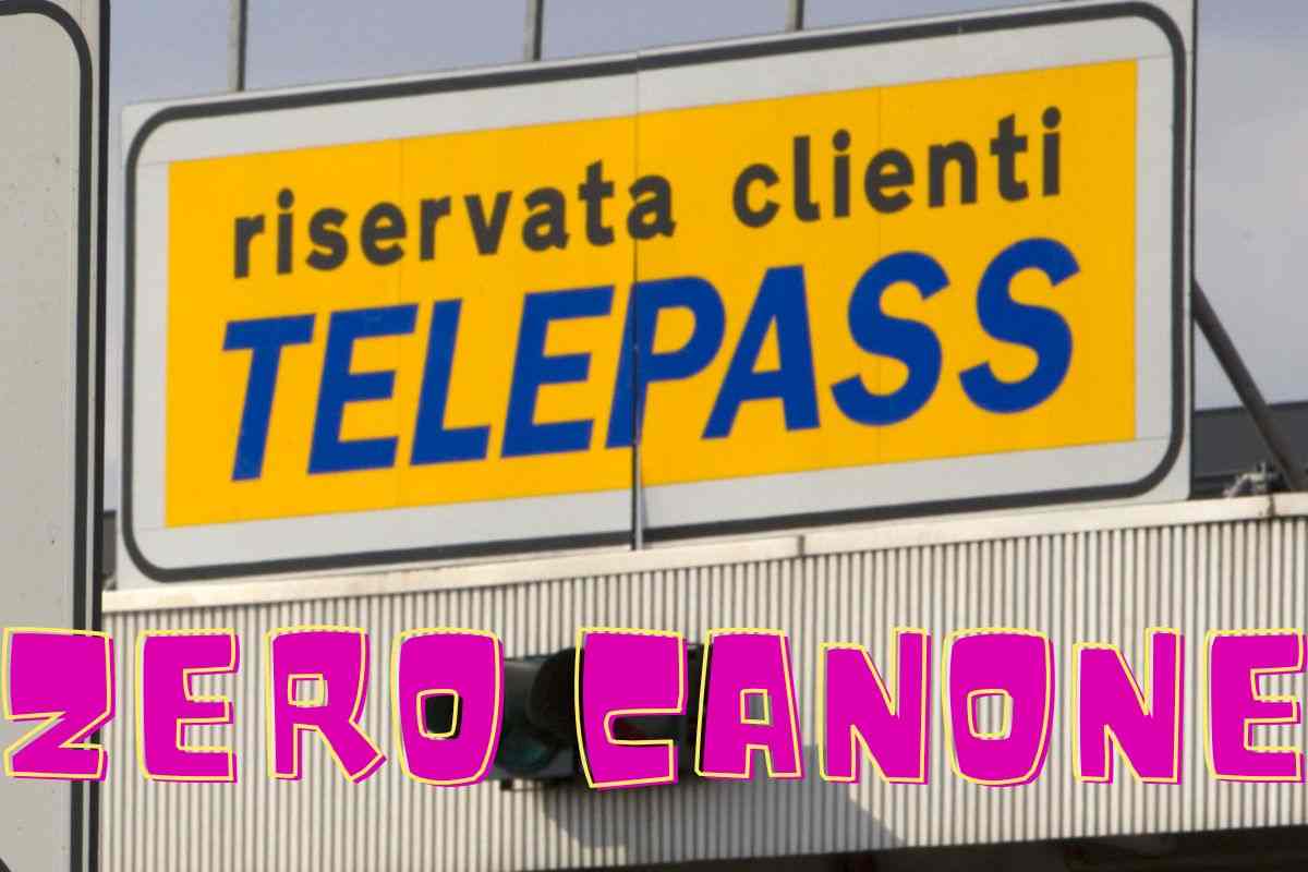 Telepass novità canone zero