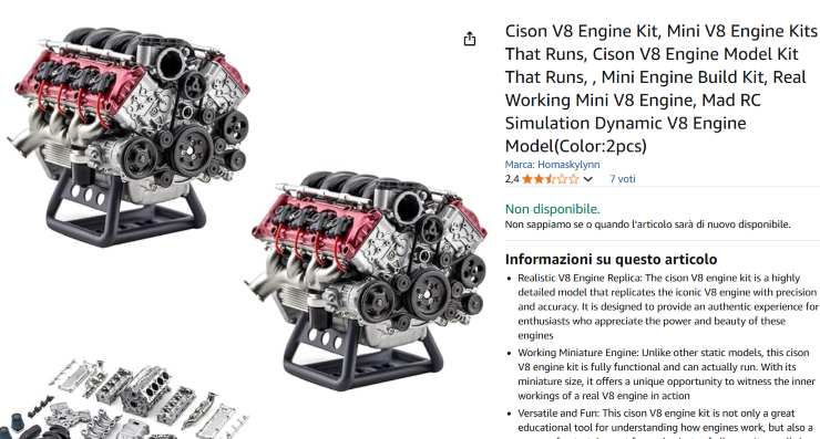 V8 Cison motore Pick-up
