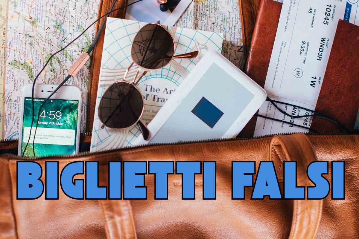 Aereo viaggio biglietti falsi