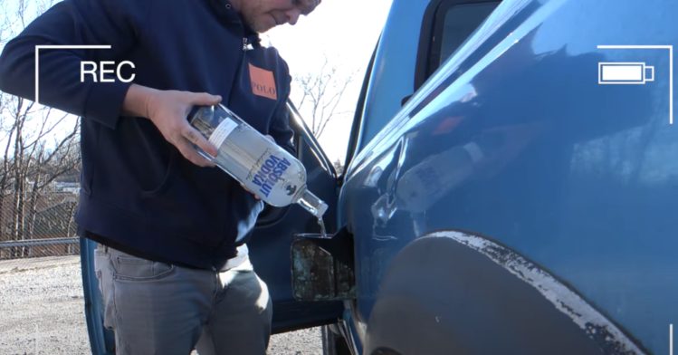 Vodka auto rifornimento autonomia