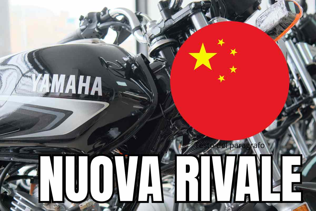 moto yamaha bandiera cinese