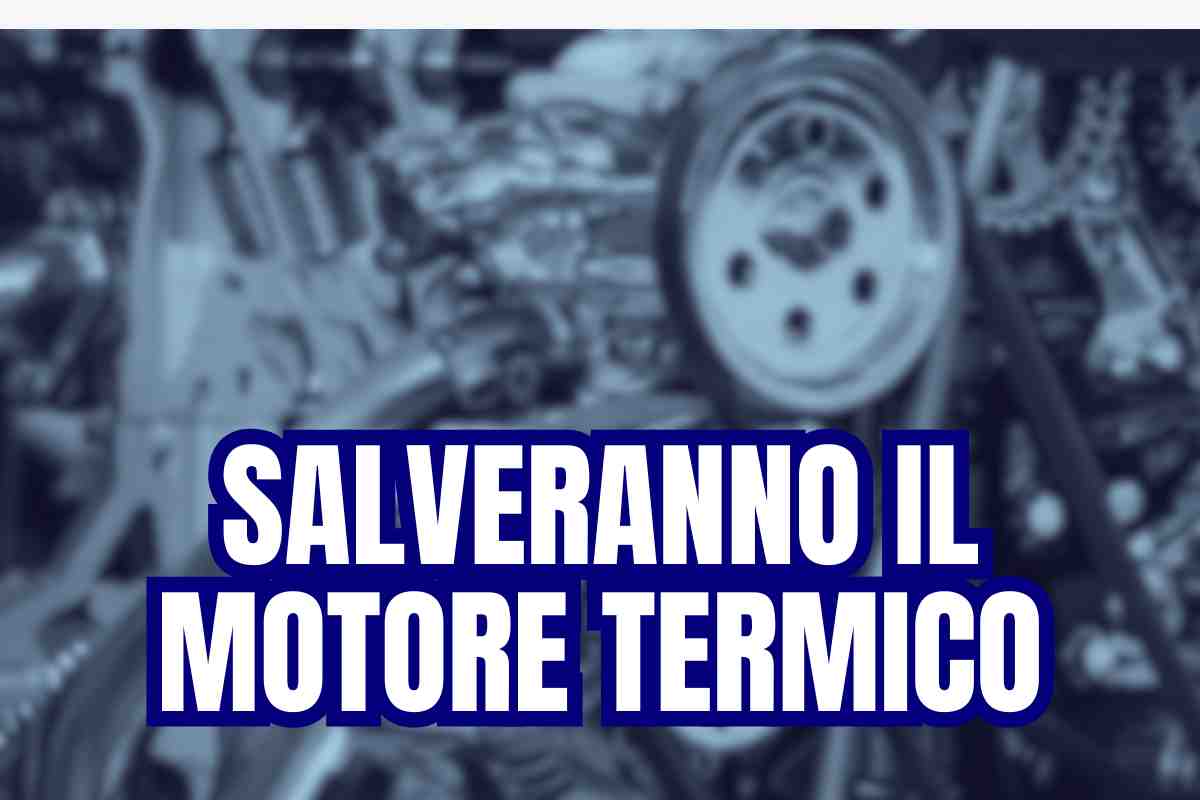 Salvare il motore termico