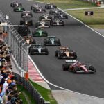 Le vetture di Formula 1 in partenza