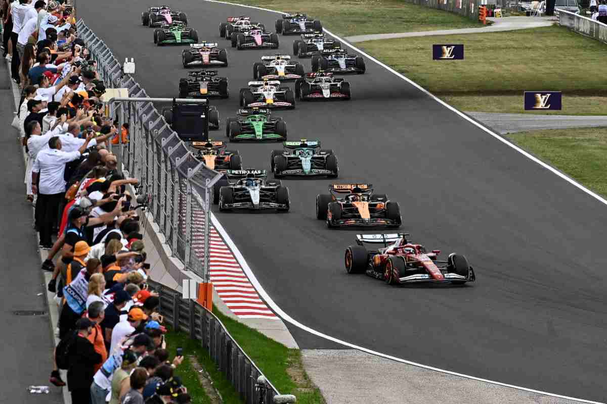 Una partenza in Formula 1